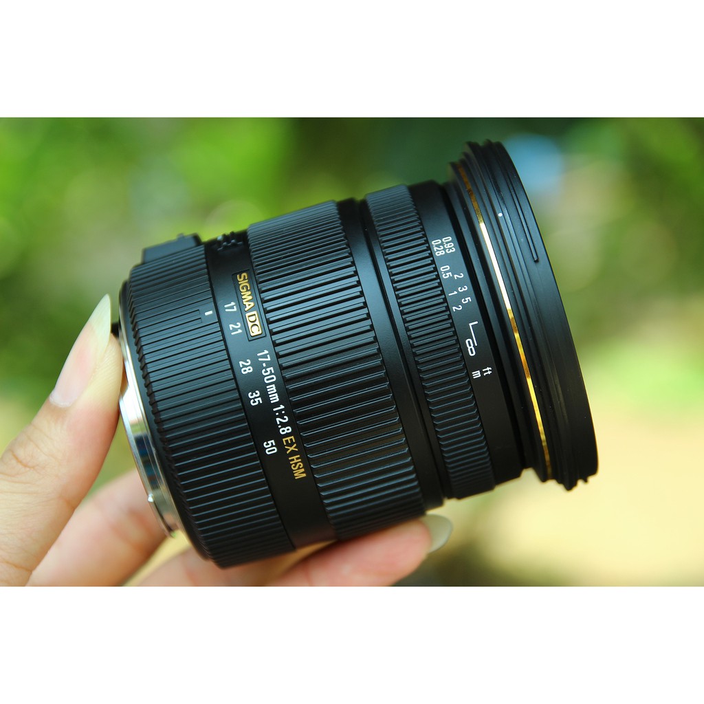 Lens SIGMA 17-50 mm. f2.8 EX DC OS HSM For Canon