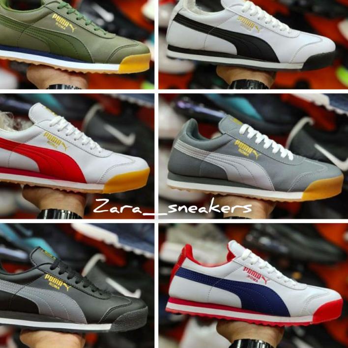 ใหม่ รองเท้าแตะรัดส้นผู้ชาย รองเท้า PUMA ROMA