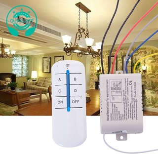 รีโมทสวิตซ์ไฟ 4 Way On / Off 220v