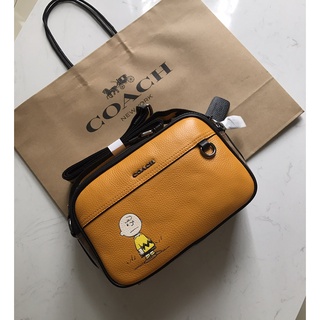 Outlet ของแท้ 🎀 Coach Premium C4026 ผู้ชายคลาสสิกกระเป๋าสะพายไหล่กระเป๋าสะพาย