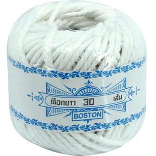 เชือกขาว 30 เส้น (13 หลา) บอสตัน 30 white rope (13 yds) Boston