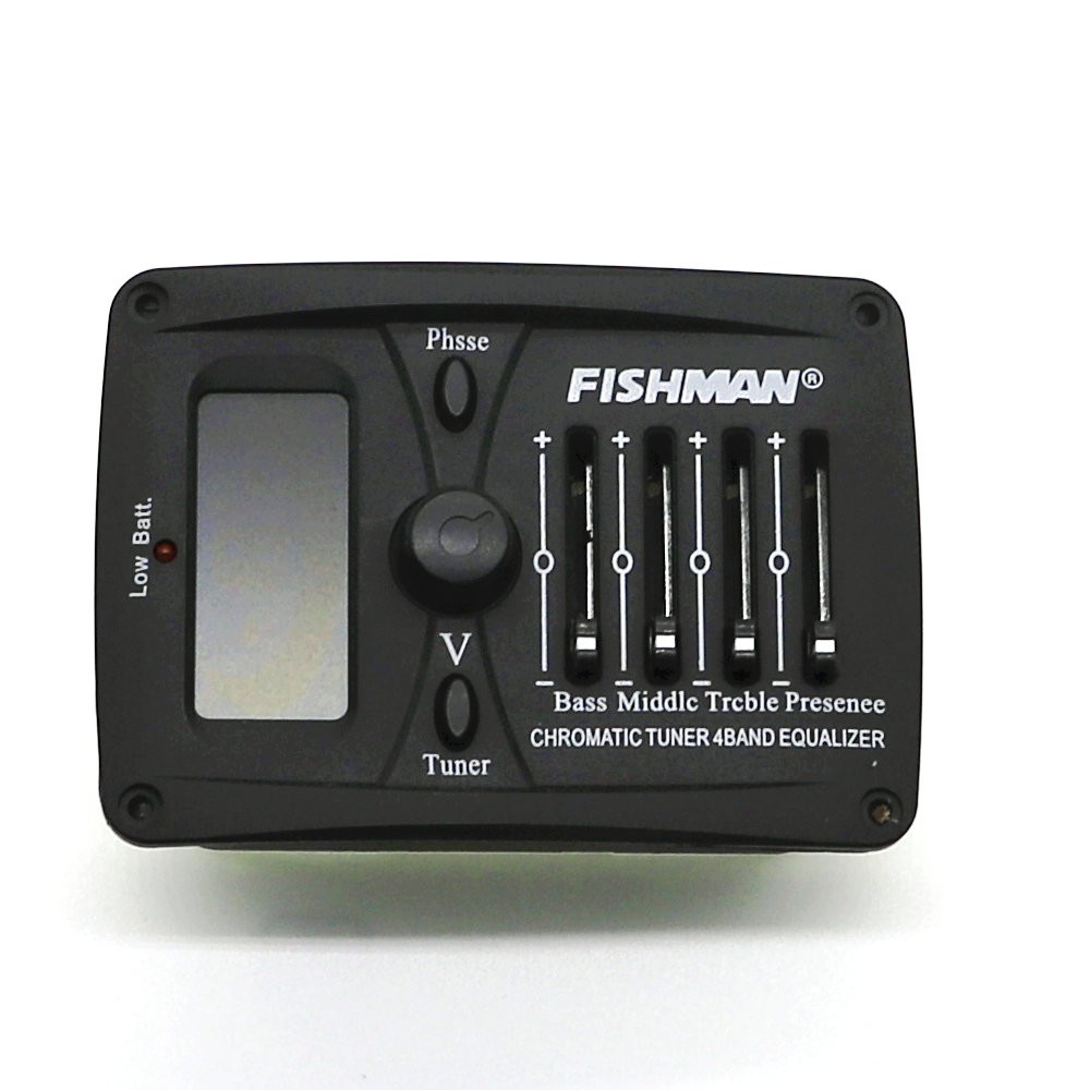 Fishman จูนเนอร์อะไหล่กีต้าร์อะคูสติก 4 Band Equalizer