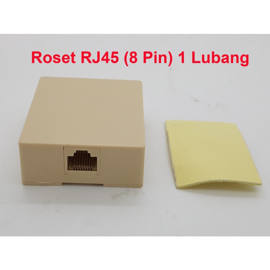 RJ45 Rosette (8 Pin) 1 หลุม