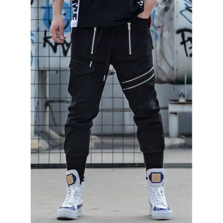 กางเกงผู้ชายเกาหลีแนวstreet พร้อมส่งจากไทย