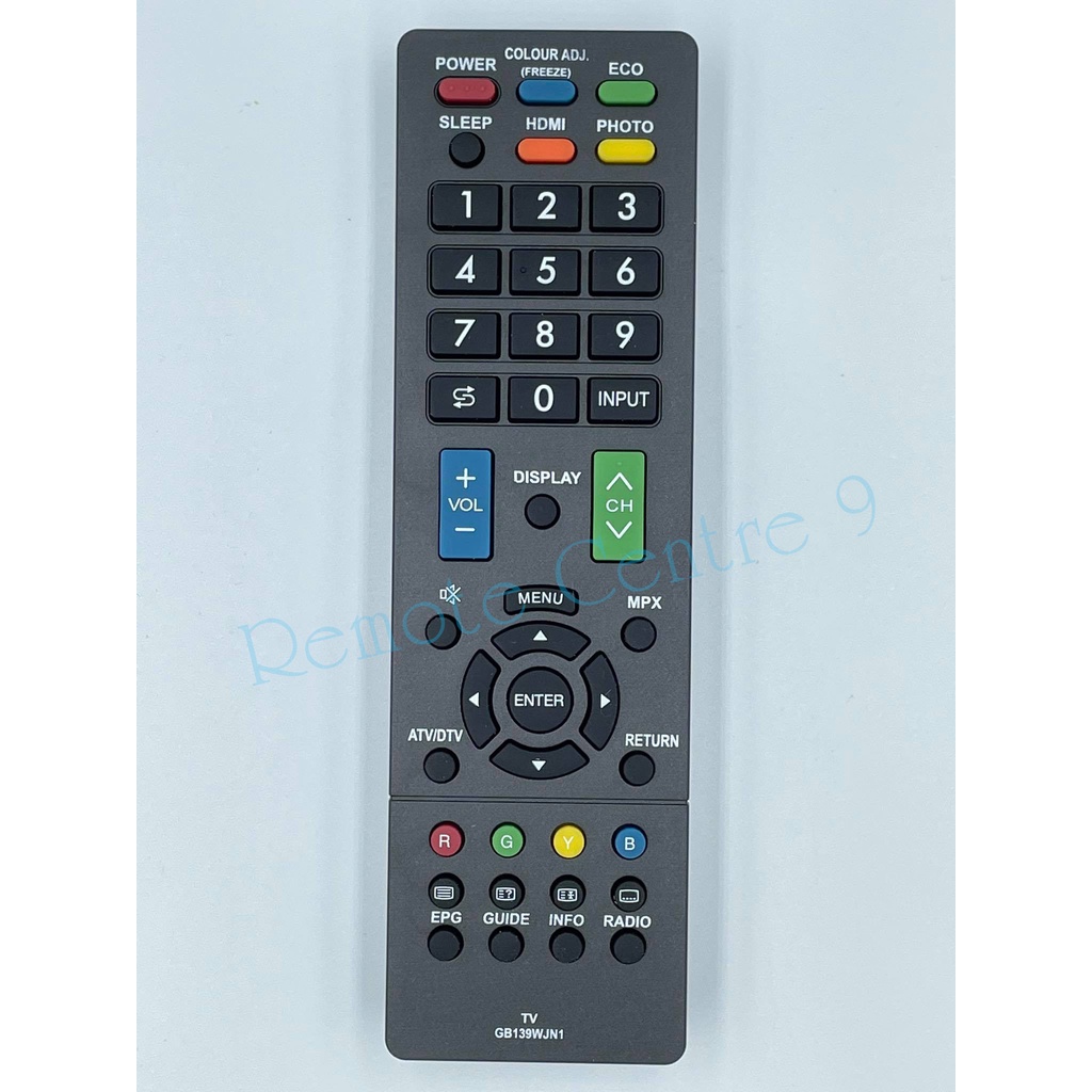 รีโมททีวี Sharp รุ่น GB139WJN1