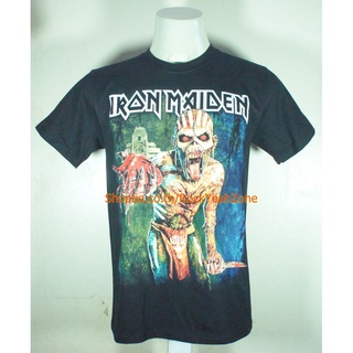 เสื้อวง IRON MAIDEN เสื้อไซส์ยุโรป ไอเอิร์นเมเดน ไอร่อน PTA1748 เสื้อวงดนตรีร็อค เดธเมทัล Rockyeah