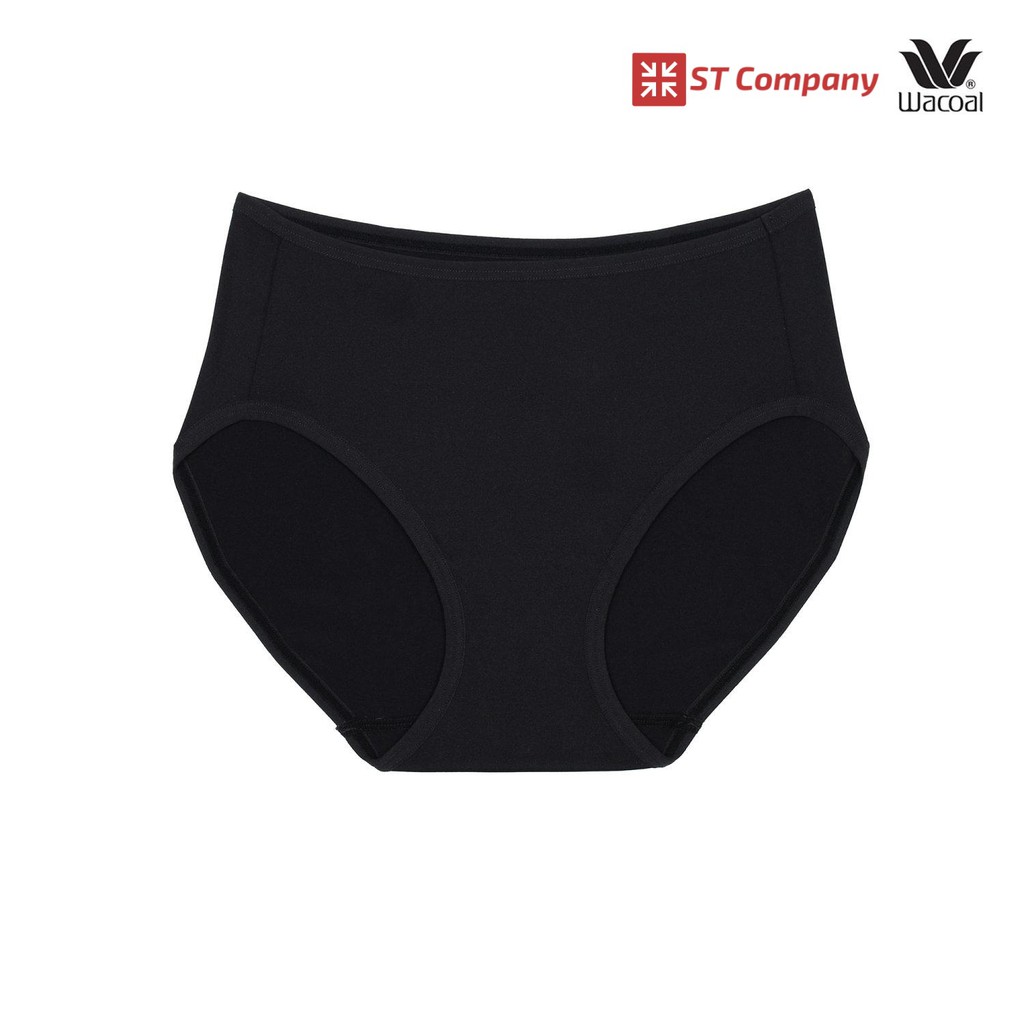 Wacoal Half Panty กางเกงใน แบบ ครึ่งตัว 1 ตัว สีดำ (BL) รุ่น WU3287 ทรงบิกินี่ ขอบเรียบ Bikini ตัวให