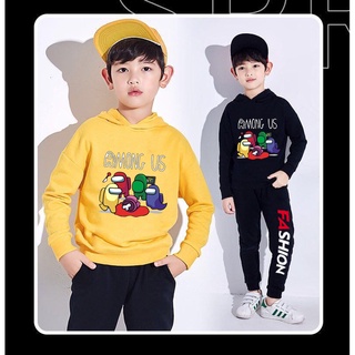 K-2139-O+TKU335 เซ็ท 2 ชิ้น   แฟชั่นเด็ก เสื้อแขนยาวคอกลม+กางเกงขายาว ลายน่ารัก