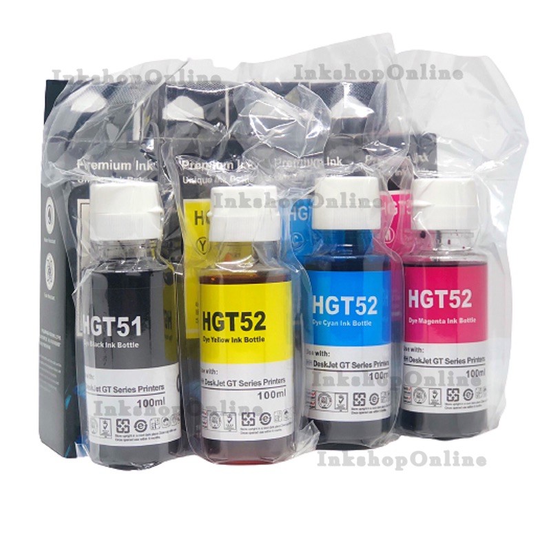 หมึกเติม HP เกรดA เกรดพรีเมียม HGT51/GT52/GT53 หมึกเที่ยบเท่า ไม่ใช่หมึกแท้ เติมHP ได้ทุกรุ่น ‼️มีสินค้าพร้อมส่ง‼️