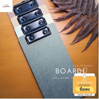 BOARDI Eco-friendly คลิปบอร์ดไม้ขนาด 11×22 ซม.