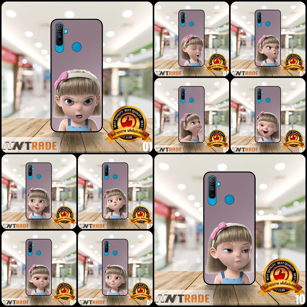 เคสสกรีน ลาย 3D  Girl เคสโทรศัพท์ เคส Huawei Y9 2018 / Y9 2019 / Y9 prime 2019 / Y6s / Y9s
