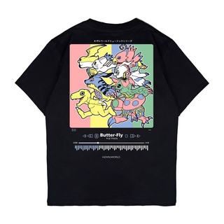 เสื้อยืดผู้ชาย เสื้อยืด พิมพ์ลายอนิเมะ Kizaru Digimon ERFLY แฟชั่นสําหรับสตรี S-5XL