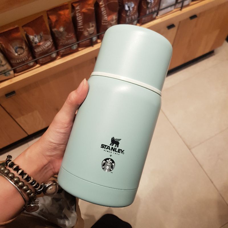 STARBUCKS x STANLEY ASH BLUE Thailand Exclusive Adventure food jar กล่องใส่อาหาร กระติกน้ำ กระติกใส่ซุป กระติก