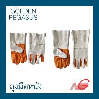 ถุงมือหนัง GOLDEN PEGASUS สั้น / ยาว ราคาต่อ 1 คู่