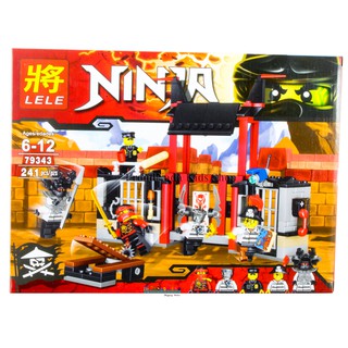 ProudNada Toys ของเล่นเด็กชุดตัวต่อเลโก้นินจาLELE NINJA Master of Spinjitzu79343