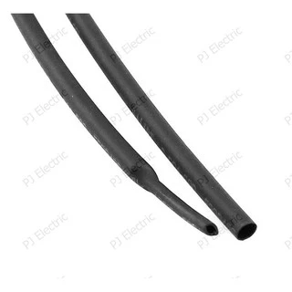 ท่อหดสีดำ ความยาว 5 เมตร สัดส่วนการหดตัว 2:1 ขนาด 1mm 1.5mm 2mm 2.5mm 3mm 3.5mm 4mm 5mm 6mm 7mm 8mm 9mm แบบใช้ความร้อน