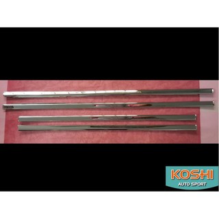 Lekone คิ้วขอบกระจกชุบโครเมี่ยม Mitsubishi Pajero Sport 2010-14(4ชิ้น)