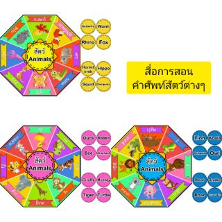 สื่อการสอน ไม้หนีบ จับคู่ความสัมพันธ์ มี2แบบนะคะ