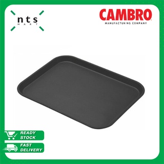 Cambro Non-Stick Tray ถาดเสิร์ฟถาดอาหาร ทรงเหลี่ยม (สีดำ) ถาดกันลื่น  รุ่น PT1014-110