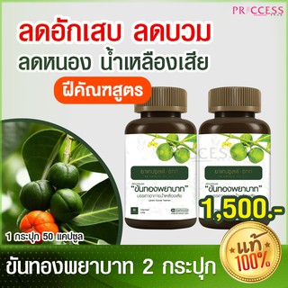 ของแท้ 100% ขันทองพยาบาท ฝีคัณฑสูตร น้ำเหลืองเสีย บำรุงน้ำเหลือง 2 กระปุก