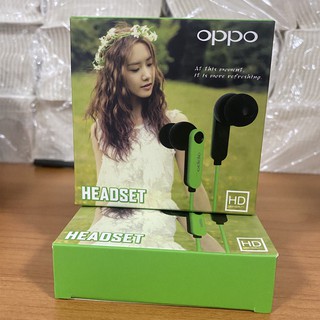 ของแท้ หูฟัง OPPO หูฟังsports ออปโป้ MX1 ใช้ได้กับทุกรุ่น ของแท้ คุณภาพดี พร้อมกล่อง หูฟังเอียร์บัด Headphones3.5mm