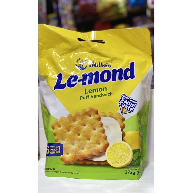 JULIE’S Lemond  puff Sandwich 272g มี16 ซอง