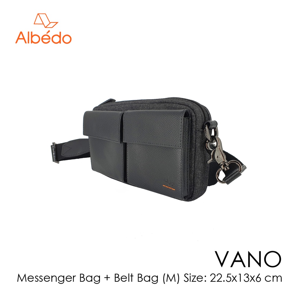 [Albedo] VANO MESSENGER BAG + BELT BAG (M)  กระเป๋าสะพาย รุ่น VANO - VN00499