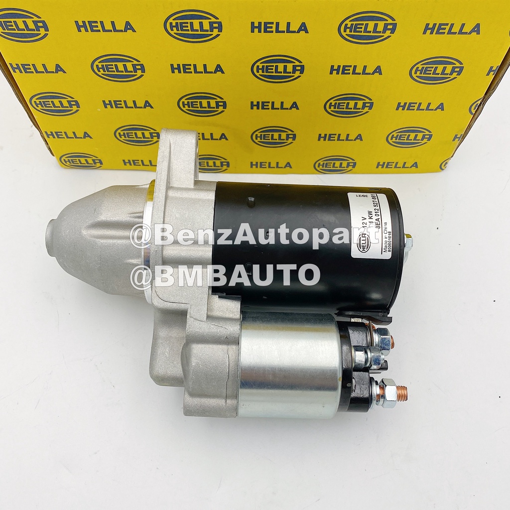 BENZ ไดสตาร์ท (เครื่อง เบนซิน M271) W203 W204 W211 W212NGT R171 เบอร์ 005 151 39 01 ยี่ห้อ HELLA 8EA 012 527-981