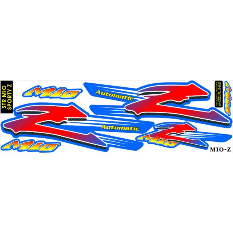 MIO AMORE STRIPING / THAILAND / สติ๊กเกอร์ AMORE / MIO AMORE STICKER / SMILE / LAMA / MIO Z STICKER