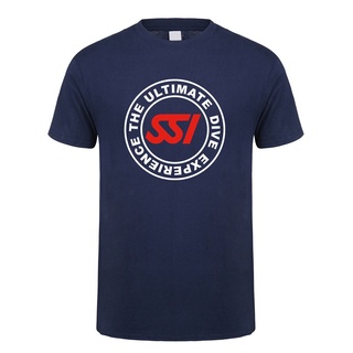 เสื้อยืดลําลอง ผ้าฝ้าย แขนสั้น พิมพ์ลาย Scuba Diving Dive Ssi แฟชั่นสําหรับผู้ชาย