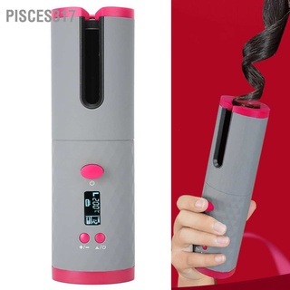 Pisces317 เครื่องดัดผมไฟฟ้าอัตโนมัติ ไร้สาย ชาร์จ Usb แบบพกพา