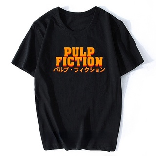 เสื้อยืดผ้าฝ้าย เสื้อยืดแขนสั้น พิมพ์ลายภาพยนตร์ Wallace Pulp Fiction แฟชั่นฤดูร้อน สําหรับผู้ชาย