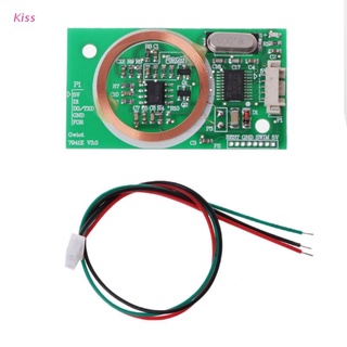 Kiss EM4100 ชุดโมดูลอ่านหนังสือไร้สาย RFID 8 ซม. UART 3Pin 125KHz DC 5V