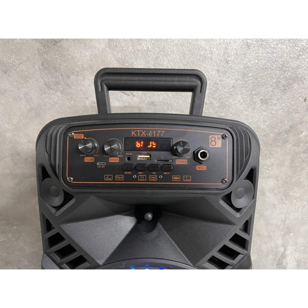 *ส่งรุ่นKTS-1175 แทน *KTX-1177// ปรับเบสได้! ลำโพงบลูทูธ KTX-1177ดอก8นิ้ว 20วัตต์ เสียงดังกระหึ่ม  ไมโครโฟน+รีโมท+