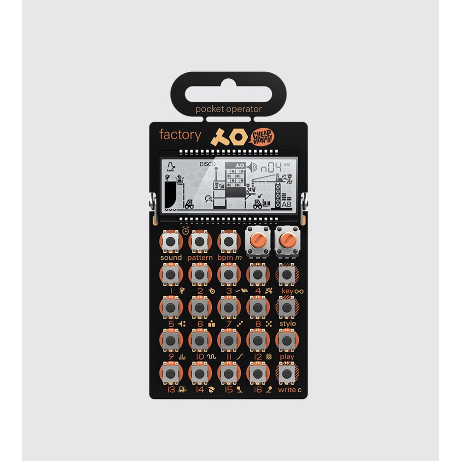 TEENAGE ENGINEERING PO-16 FACTORY  เครื่องสังเคราะห์เสียง ใน งาน เพลง youtube เป็นที่นิยมในต่างประเท