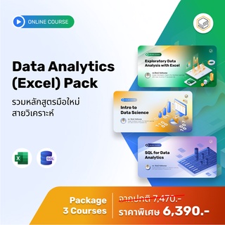 คอร์สแพ็ก Data Analytics (Excel) Pack