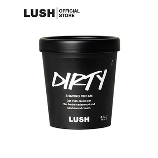 LUSH ครีมโกนหนวด DIRTY SHAVING CREAM