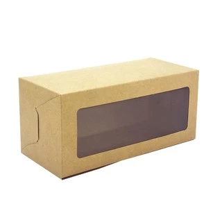 Idopackage - (KB48&WB48) กล่องเบเกอรี่ ฟู้ดเกรด ใส่บัตเตอร์เค้ก คุกกี้ ขนาด9x20x9 ซม.