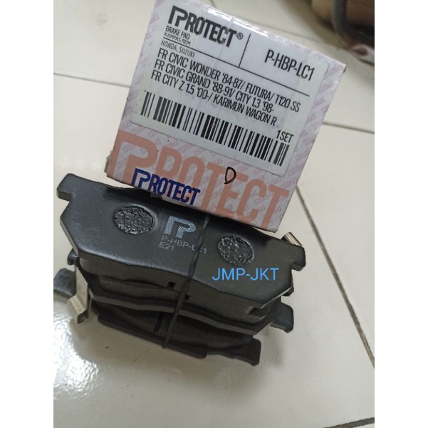 ผ้าเบรคหน้า CIVIC WONDER 84-87/ CIVIC GRAND 88-91/ CITY 1.3 98-/CITY Z 1.5 00-/ KARIMUN WAGON/FUT120