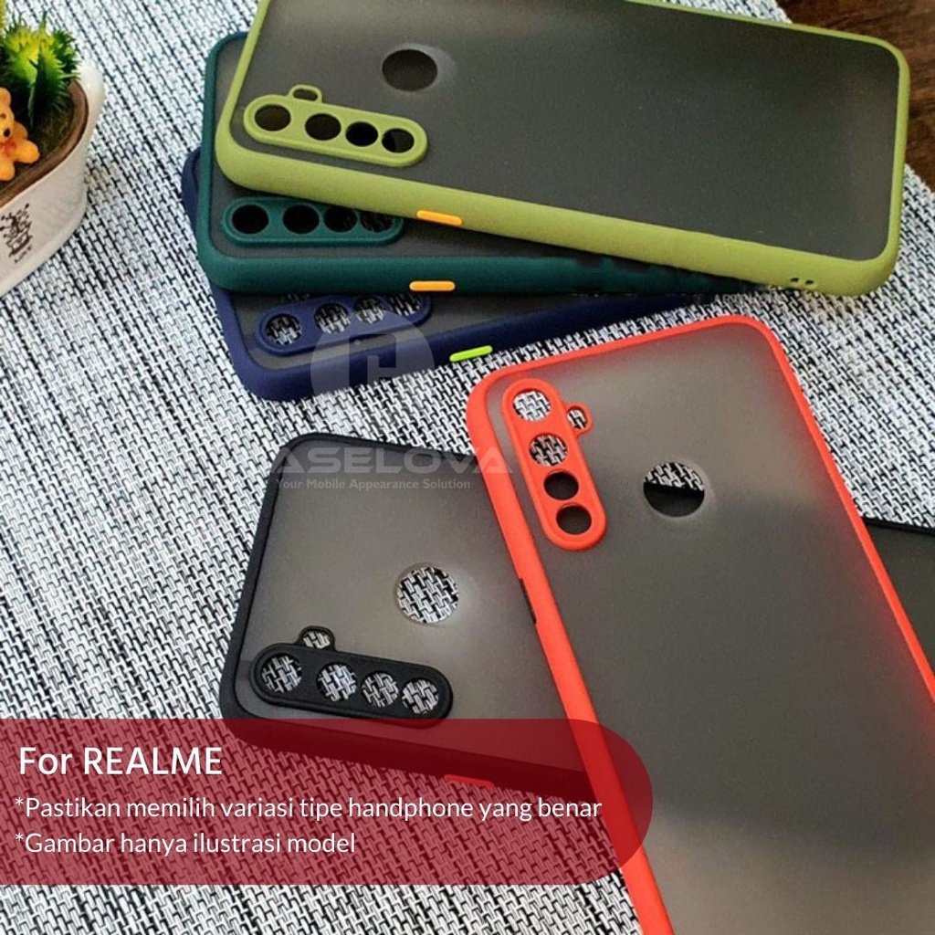 Realme A1k C2 C20 7 Pro 9 9i 9 Pro Plus Skin Feel Matte Aero Case