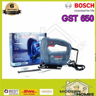 BOSCH เลื่อยฉลุไฟฟ้า เลื่อยจิ๊กซอว์ เลื่อยจิ๊กซอว์ไฟฟ้า รุ่น GST 650 450W บอซ์ส gst650