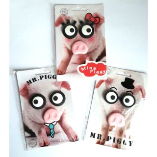 Magnet แม่เหล็กติดตู้เย็น Mr.&amp;Miss Piggy ดีไซน์น่ารัก 3 แบบ 3สไตล์