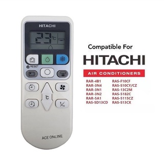 Hitachi เครื่องปรับอากาศ
รีโมตคอนโทรล RAR-3NA