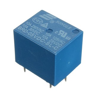 Relay รีเลย์ Srd-05vdc-sl-c เพาเวอร์รีเลย์ 5ขา 5VT73-5v Dc 5v 10a 5 Pin อุปกรณ์เสริมรีเลย์ไฟฟ้า