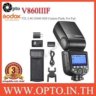 Godox V860III-F TTL 2.4G GN60 HSS Camera Flash with 10-Level Dimable Modeling Light, For Fuji V860