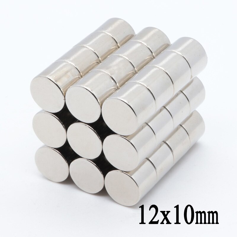 10ชิ้น แม่เหล็กแรงสูง 12x1.5มิล กลมแบน Magnet Neodymium 12x1.5mm แม่เหล็ก ขนาด 12*1.5มิล แม่เหล็ก นีโอไดเมียม 12*1.5mm