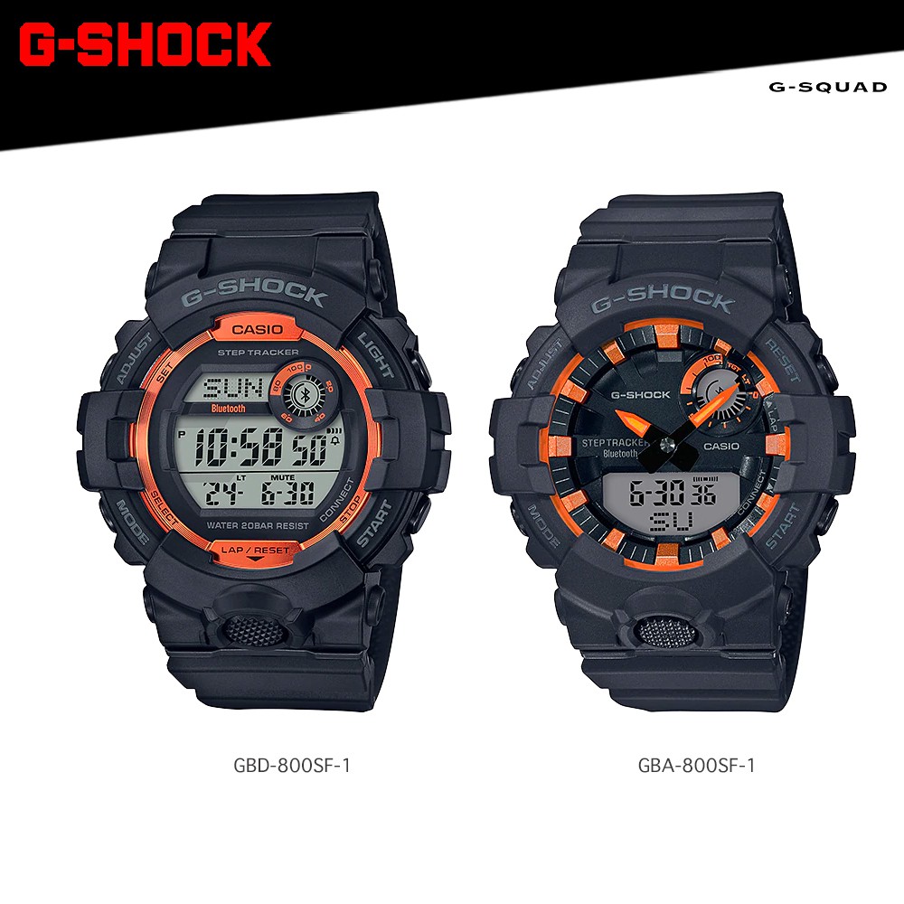 นาฬิกาข้อมือ Casio G-Shock G-SQUAD Bluetooth GBA-800 GBA-800SF-1 GBD-800SF-1 ประกัน cmg ใหม่ แท้ 💯