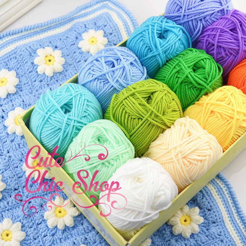 ไหมพรมคอตตตอนนม5Plyชุดที่3✨พร้อมส่งค่ะ✨ (Milk Cotton Yarn) ไหมพรมถัก DIY ไหมพรมนุ่มๆ 📌เก็บเงินปลายทางได้จ้า COD - รูปที่ 6