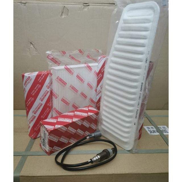 Oxygen Sensor/O2 Sensor Toyota estima ACR30 ด้านหน้า FOC กรองอากาศ 1 ชิ้นและตัวกรองห้องโดยสาร 1 ชิ้น