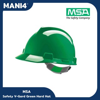 MSA, GV141-0000000-000, Safety V-Gard Green Hard Hat